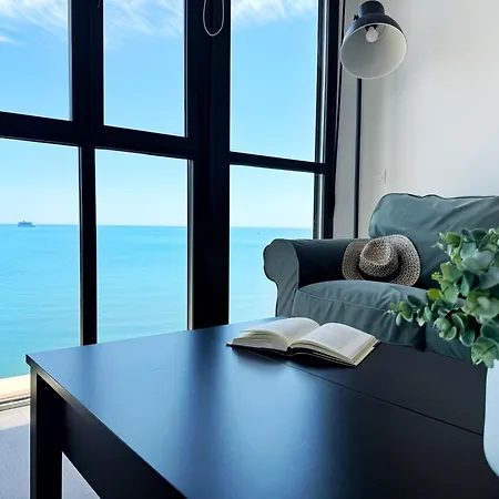 Malagueta Premium Con Terraza Y Vistas Al Mar