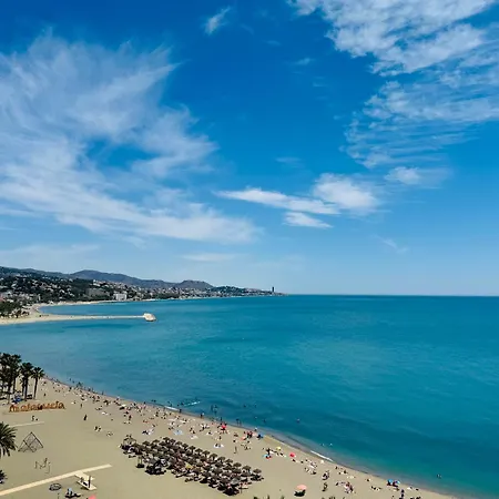 Malagueta Premium Con Terraza Y Vistas Al Mar *